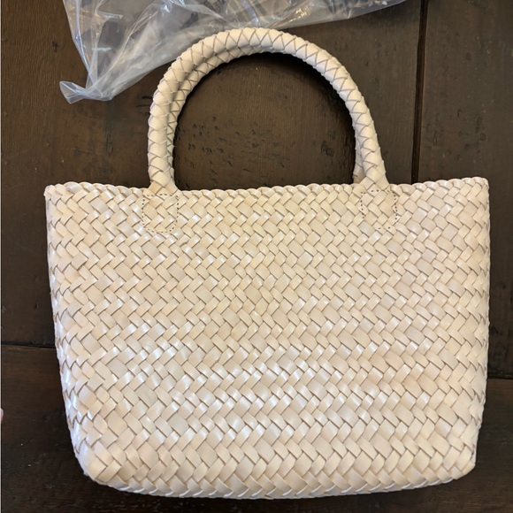NWT Madewell Hand Woven Mini Tote Bag - Picture 4 of 11